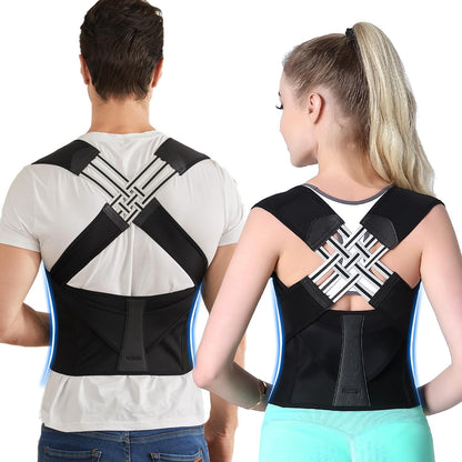 🧍‍♀️ HOT SALE! ⚡ Back and Shoulder Posture Corrector – Adjustable & Comfortable, Gentle Back Support, Invisible Under Clothes, Improve Posture & Relieve Muscle Pain 💪