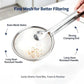 🍳 LIMITED-TIME BOGO 🍃 2-in-1 Stainless Steel Strainer Clamp — Fine Mesh Filter & Tong, Oil Drain