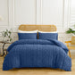 3-piece tufted bedding set with cut-out pattern