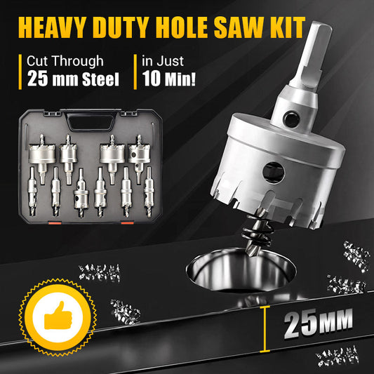 ⚙️Carbide-Tipped Hole Cutter for Metal🔥
