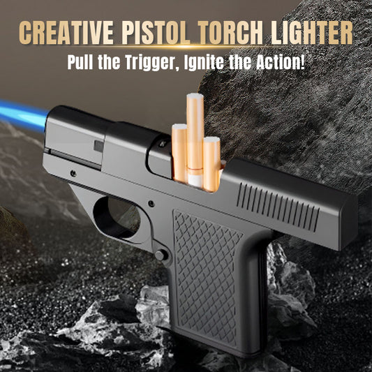 Cool Butane Pistol Torch Lighter