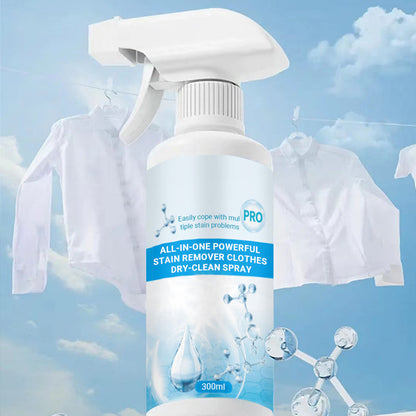 🔥2025 HOT SALE 49% OFF🧴 All-in-One Powerful Stain Remover Clothes Dry-Clean Spray