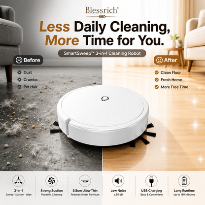🥳2026 HOT SALE💞 3-in-1 Robot Cleaner