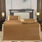 ❄️ Summer Ice Silk Rattan Mat Bed Sheet 3-piece Set ❄️
