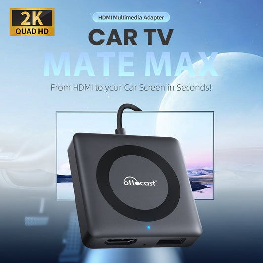 [Historical Low Price]🔥Car TV Mate Ⅲ - HDMl Multimedia & Wireless CarPlay/Android Auto Adapter