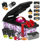 💎 Multi-Functional Vegetable Slicer Set！💎 7 Interchangeable Blades, Dishwasher Safe & Food-Grade Stainless Steel for Quick Meal Prep✨