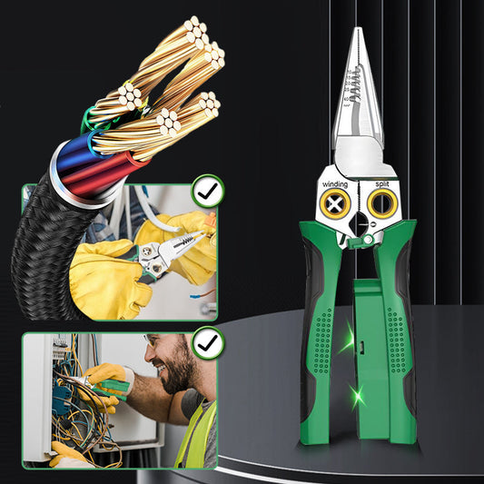 💥LAST DAY HOT SALE: 50% OFF🔥21-in-1 Multi-Functional Wire Stripper Scissors With Electrical Test