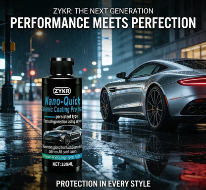🚗 50% OFF !!! ⏰ Showroom Shine That Lasts – Nano Ceramic Spray with Hydrophobic Protection