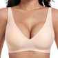 Women Jelly Bras Wirefree Full Coverage No Underwire Everyday Bras Comfortable Wireless Padded Tshirt Bra