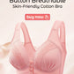 📢👙LAST DAY SPECIAL PRICE⚡50K+ SOLD💕CloudComfort™ Front-Button Cotton Bra – Breathable • Wire-Free • All-Day Support • Non-Padded & Skin-Friendly 🌿