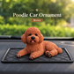 Poodle Car Ornament – The Cutest Dashboard Upgrade 🐶✨