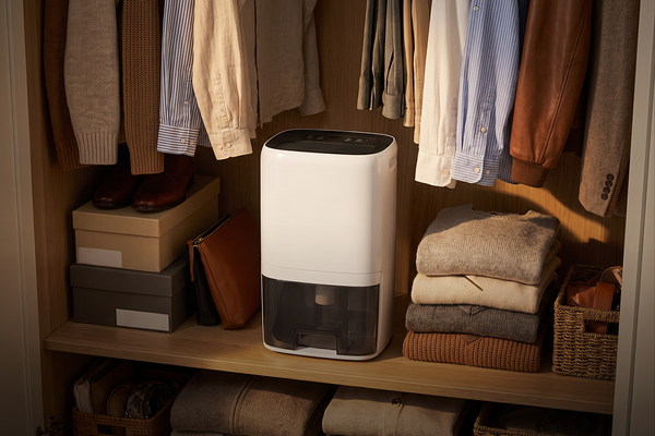 Bulky traditional dehumidifier