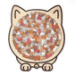 ⏳Limited-time 50% off⏰135-Piece Morandi-Colored Cat Shaped Wooden Jigsaw Puzzle😸