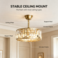 💎 50% OFF | Modern minimalist crystal chandelier – luxurious elegance for your home ✨