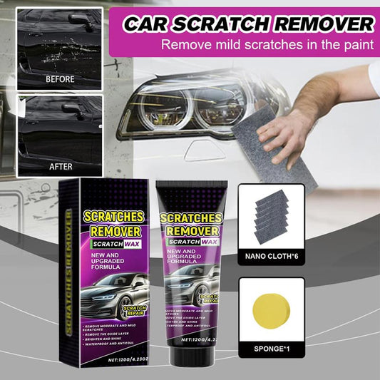🔥HOT SALE 50%OFF🔥Car Scratch Remover Wax with Nano Cloth