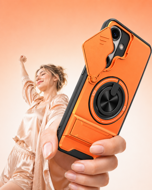 📱 LIMITED-TIME 39% OFF! ✨Samsung Phone Case – Heavy-duty with camera cover & ring stand – Shockproof, precise cutouts & 360° rotating grip – all-around protection 🔒