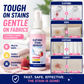 Powerful Fabric Stain Eraser Spray – No Harsh Chemicals, Safe for Sensitive Skin – Eliminates Old, Set-in Stains on Shirts, Pants, Linens