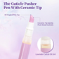 🖊️2-in-1 Cuticle Remover Pen, 45° Ceramic Tip for Dry Cuticles & Hangnails, Hydrating Nail Care, Easy Dispensing, Portable 2-Pack for Travel