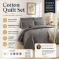 ⏳Limited Time 50% Off⏰Solid Color 100% Cotton Bedding 4-Piece Set🛏️