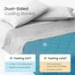🛏️ LIMITED-TIME 50% OFF! 💥 Breathable Printed Washable Summer Cooling Comforter – Dual-Sided, Q-Max Fabric, Hypoallergenic ✨