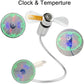 🔥USB Fan with LED Clock Lighting