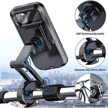 📱 Rain-Resistant Phone Holder for Bikes & Motorcycles