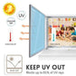 🪟 Privacy and Heat-Blocking Window Film |  🏠 For Home, Office, or Car Windows – Cut to Size -- Blocks 99% of UV Rays - Blocks Heat and Keeps Temperatures Down
