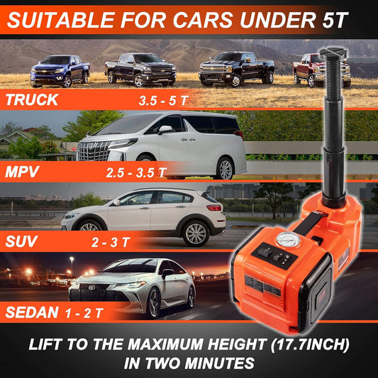 🚗Essential tools for car repair🛠️ - 12V Electric hydraulic jack for cars