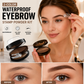 💄50% OFF NOW ! 🖌️2-Color Waterproof Eyebrow Stamp Powder Kit, Smudge-Proof Quick Natural Full Brow Makeup with Dual-End Brush