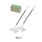 ⏳🔥LIMITED-TIME 50% OFF! ⏰🧹 Flat Mop with Stainless Steel Handle, comes with Reusable Washable Mop Cloths
