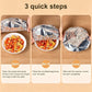 🏆 Last Day Special Price £6.99!!🍽️Reusable Aluminum Foil Thermal Food Cover — Heat-Retaining, Washable & Freshness-Preserving Kitchen Essential