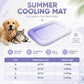 🐶🐱❄️Cooling Gel Mat for Pets Summer Heat Relief Pad Breathable Non-Toxic Cool Sleeping Mat for Dogs Cats
