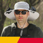 🔥Free Shipping🔥Outdoor Wide Brim Sun Hat With Solar Fan