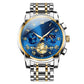 Luxury Design Dodecagon Quartz Watch New Multifunctional Men's Wristwatch
