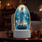 🙏Inspiring LED acrylic night light with religious theme✝️Virgin prayer lamp