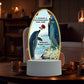🙏Inspiring LED acrylic night light with religious theme✝️Virgin prayer lamp