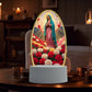 🙏Inspiring LED acrylic night light with religious theme✝️Virgin prayer lamp