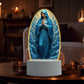 🙏Inspiring LED acrylic night light with religious theme✝️Virgin prayer lamp