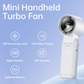 🔥Summer Hot Sale✨3-in-1 Portable Handheld Turbo Fan-199 Speeds