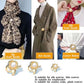 ✨ French Elegant Coat Scarf Buckle – Elegance at your fingertips!