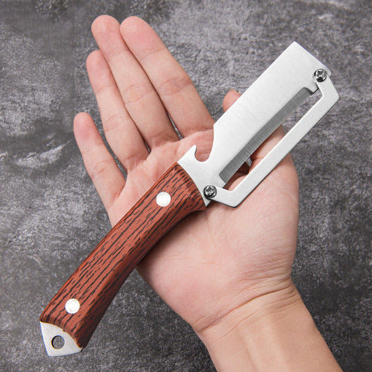 🏆 35K+ SOLD! 🔪 All-in-One Stainless Steel Peeler | Razor-Sharp Blade with Bottle Opener 🍎