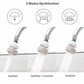 360-degree rotatable connection nozzles for faucets, ABS, or metal