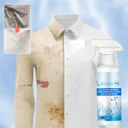 🔥2025 HOT SALE 49% OFF🧴 All-in-One Powerful Stain Remover Clothes Dry-Clean Spray