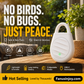 🔥Limited time offer！🐦No more trouble from birds, beasts and locusts！Portable Ultrasonic Bird Repellent Keychain