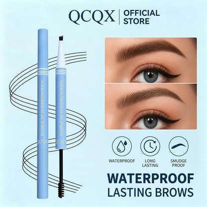 💗LAST DAY ￡8.99! - BUY 1 GET 1 FREE!!🌿✨ Say Goodbye to Sparse, Uneven Brows – Dual-Tip 3D Microblading Eyebrow Pen for Natural, Long-Lasting Results! ✨