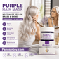 🏆 Last Day Special Price £9.77 ! ✨Moisturizing Purple Hair Mask with Long-Lasting Scent, Anti-Brass Deep Conditioning Mask for Blonde Bleached Hair