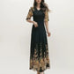 HOT SALE💝Fashion Women's Double Layer Mesh Printed Dresses