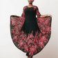 HOT SALE💝Fashion Women's Double Layer Mesh Printed Dresses