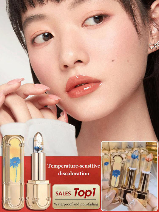 ✨HOT SALE 49% OFF✨Long-lasting Moisturizing Flower Jelly Color-changing Lipstick