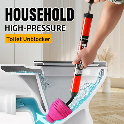 💎 Household High-Pressure Toilet Unblocker – Instant Clog Removal, No Chemicals, No Mess!